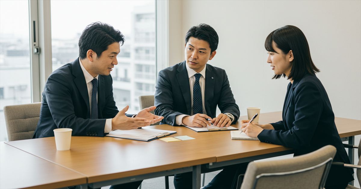 面接後の評価とフィードバックの仕方｜公平な選考とミスマッチ防止のための実践法 アイキャッチ画像