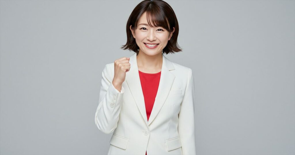 女性リーダーが女性の強みを活かした評価をもらえてやる気に満ち溢れている画像