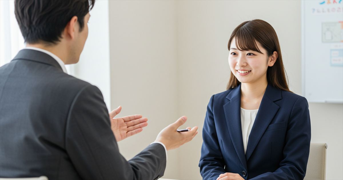 対面面接で女性応募者の魅力を最大限に引き出すには？｜安心感と信頼を生む面接設計のポイント アイキャッチ画像