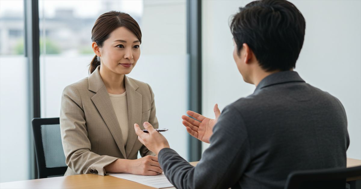 女性採用面接における質問の仕方とNG質問｜安心と共感を生むヒアリングの工夫とは？ アイキャッチ画像