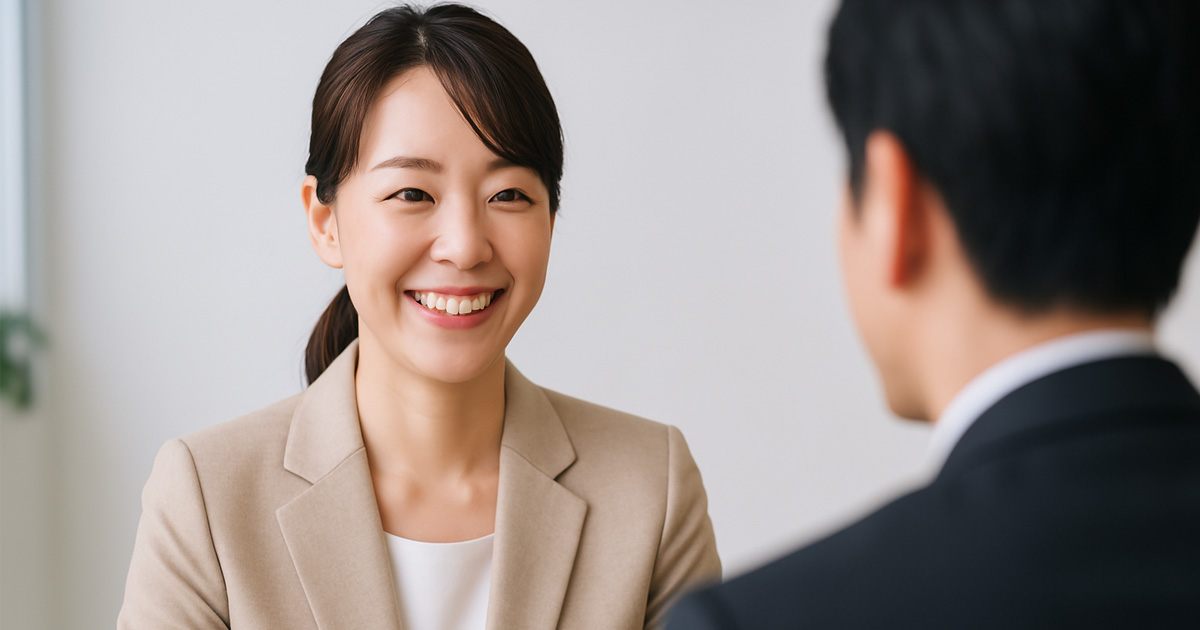 面接の場を円滑に進めるスキル｜女性応募者が安心して話せる環境づくりのために アイキャッチ画像