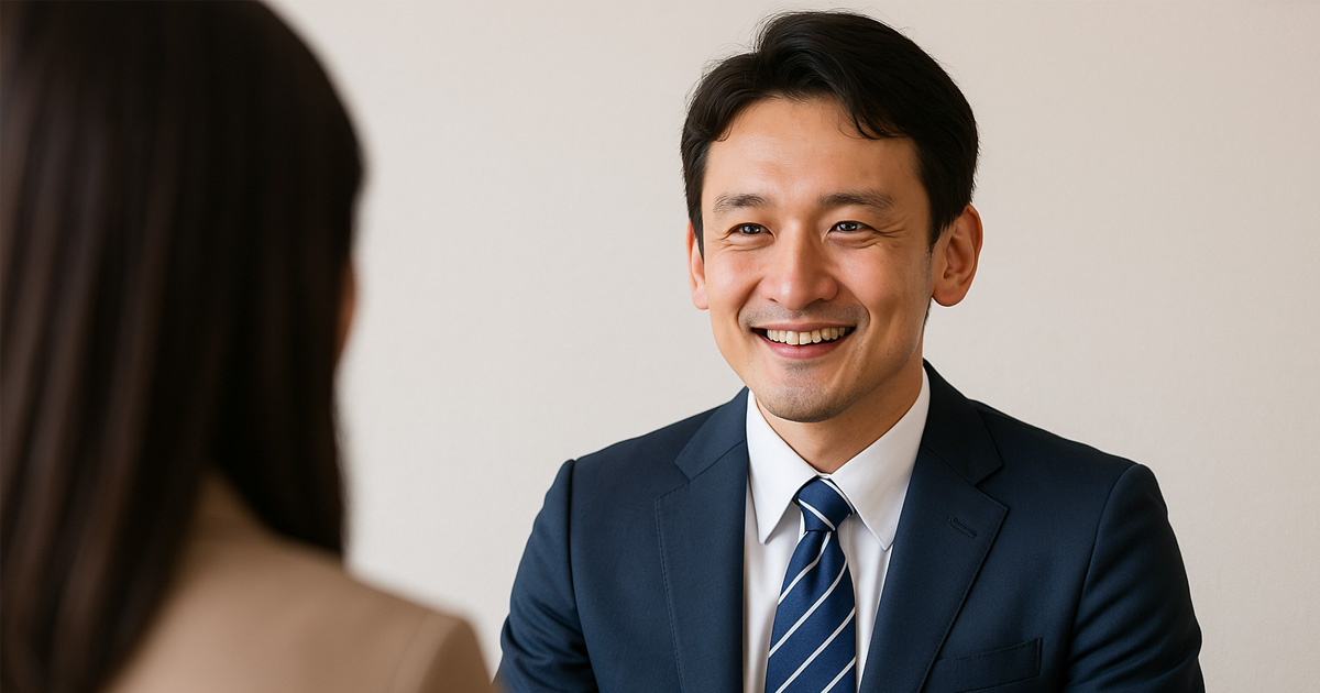 面接官の基本姿勢と責任｜女性応募者に安心感と信頼を与えるために必要なこと アイキャッチ画像