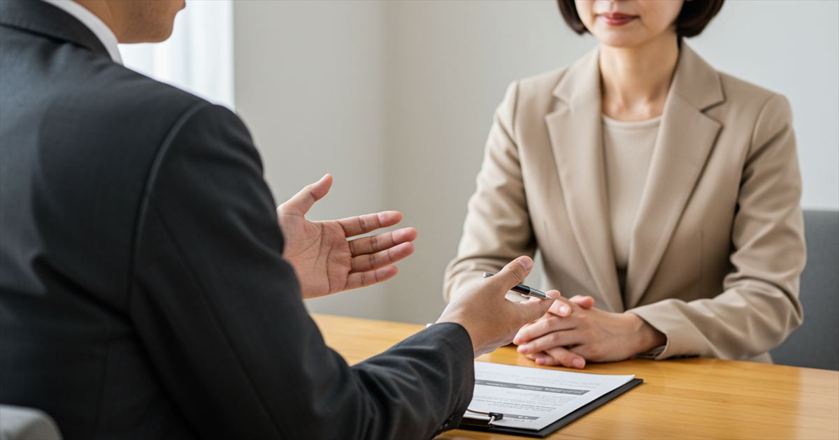 女性管理職採用面接のポイント｜経験とリーダーシップ、価値観を見極める質問設計 アイキャッチ画像