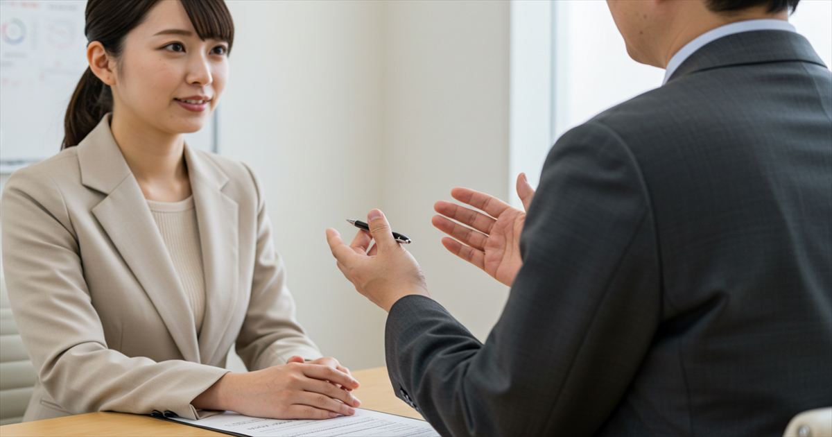 女性応募者の強み・弱みを引き出す質問｜共感と信頼を育む面接術 アイキャッチ画像